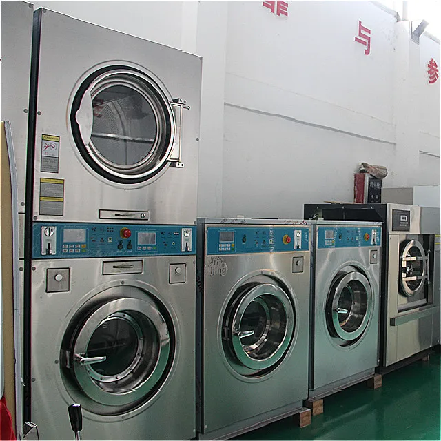
multi - purpose coin operated laundry washing machine and dryer machinery 