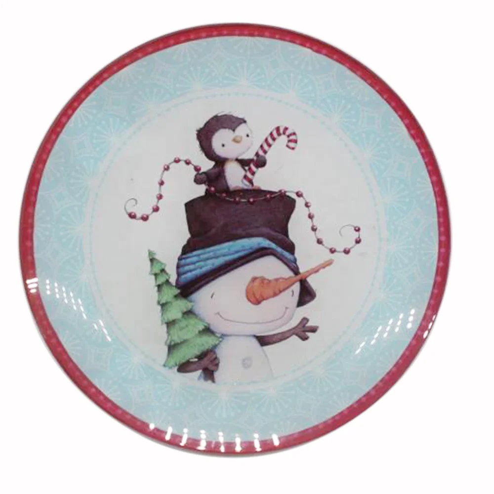 
Customized decal glass tableware Glass dishes&plates 