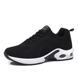 2023 China Wholesale Bayan Ayakkabi korean Fashion Design Women  Cushion Air Sneakers for Lady Casual Sport Shoes
