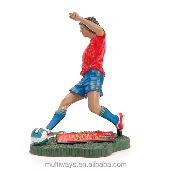 3d custom Football player figures, Plastic footballer figure
