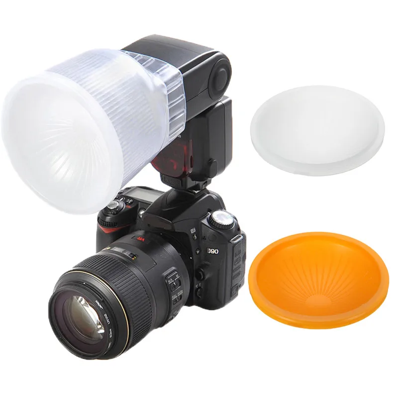 
Universal Flash Accessories Cloud Lambency Flash Diffuser 2pcs Covers Set for Flash Speedlite for Camera Speedlite P1 