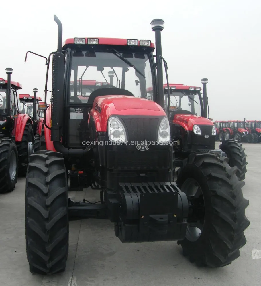 Factory supply best quality YTO 1204 120hp tractor with 6 cylinder diesel engine