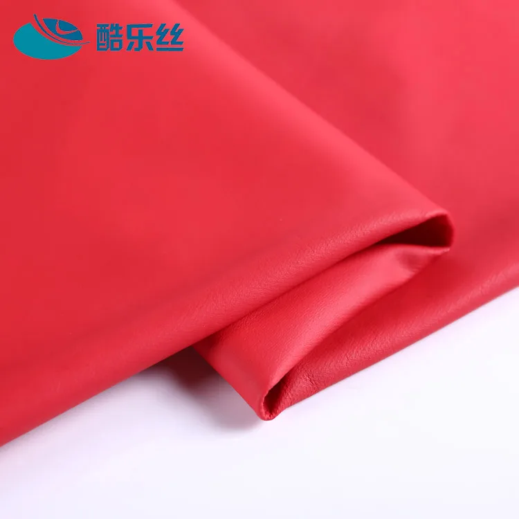 
china manufacturer red weft knitted plain polyurethane coated single jersey polyester fabric price 