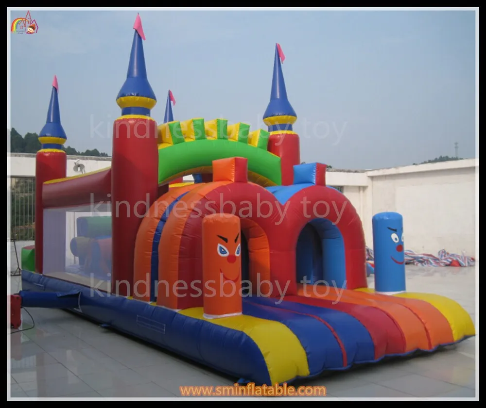 
inflatable obstacle course for kids/Infatable bounce house/outdoor inflatable playground toys 