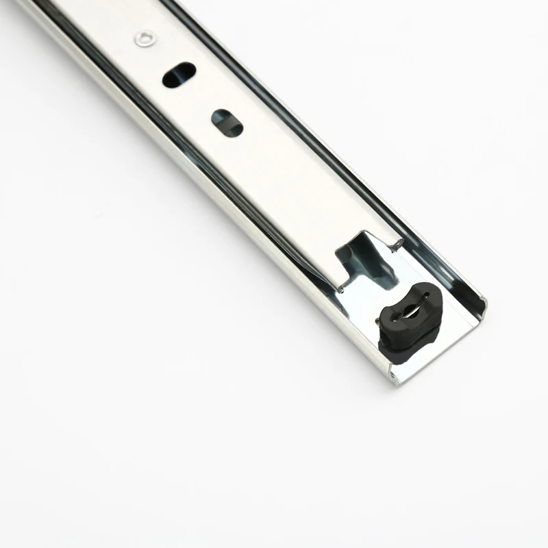 27mm width two fold ball bearing slide rail for drawer
