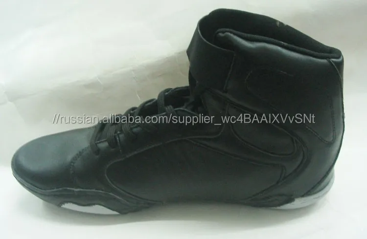 Подлинная быка кожи борьба обувь раскол подошвой завод в Китае черный цвет солдат герой спортивной обуви