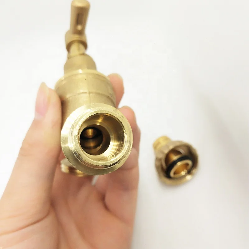 DZR латунный наружный садовый шланг, соединительный слюнявчик, 1/2 дюйма X 3/4 дюйма BSP