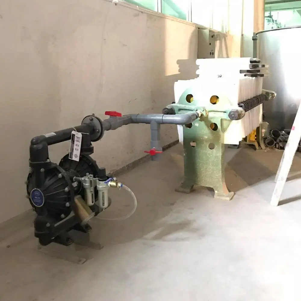 AODD DN50 пневматический диафрагменный 2 дюймовый пневматический мембранный насос поршневой насос шламовый насос алюминиевый материал PTFE мембрана