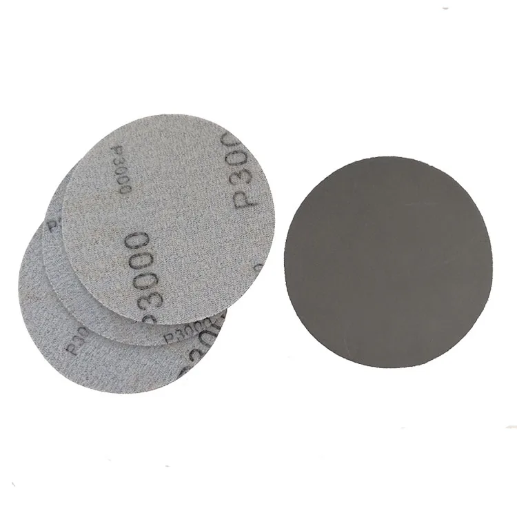 Silicon Carbide Wet and Dry Hook and Loop Sanding Disc Round Sand Paper for grinding car