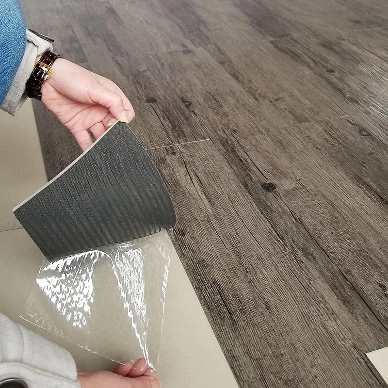 
Self Adhesive PVC flooring Parquet Surface Treatment thickness indoor decoration 