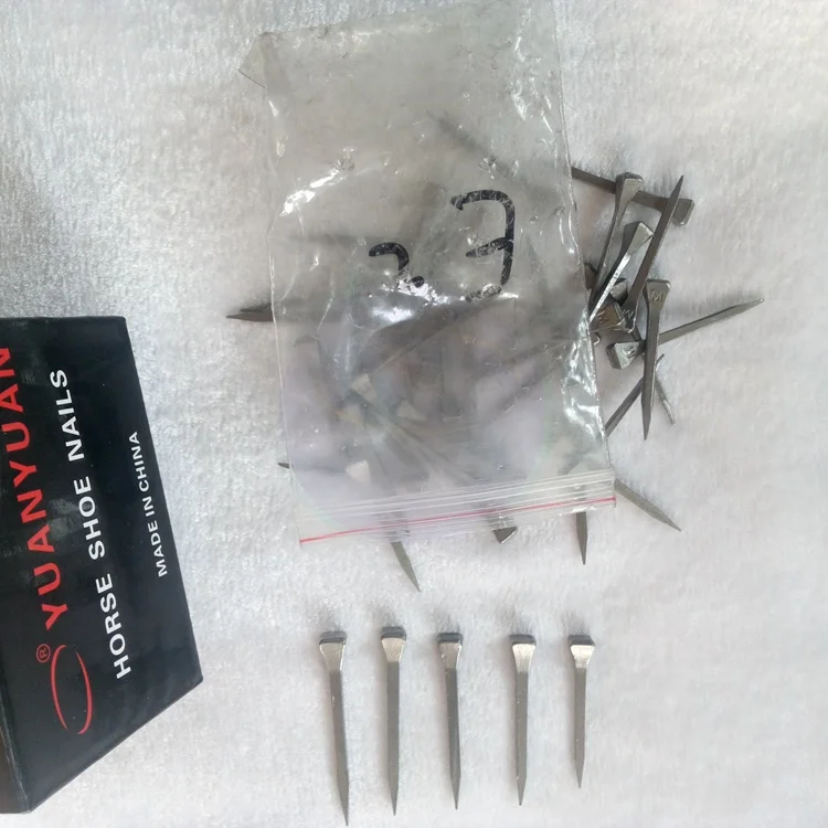 China factory direct supply farrier steel horse shoe nails for sale