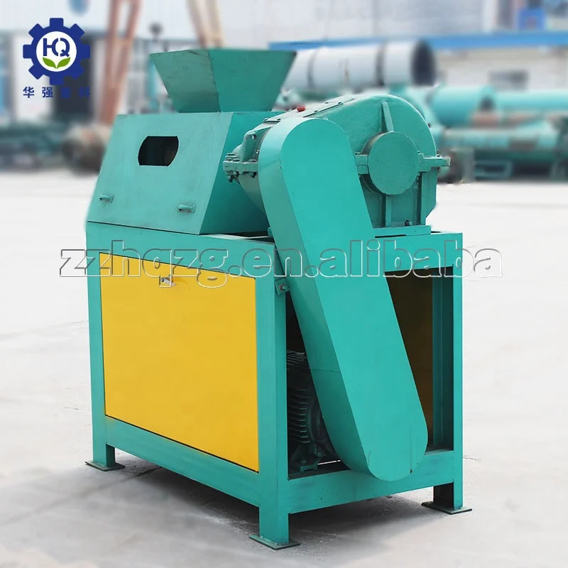 good quality double roller granulating fertilizer press granulator for compound fertilizer production