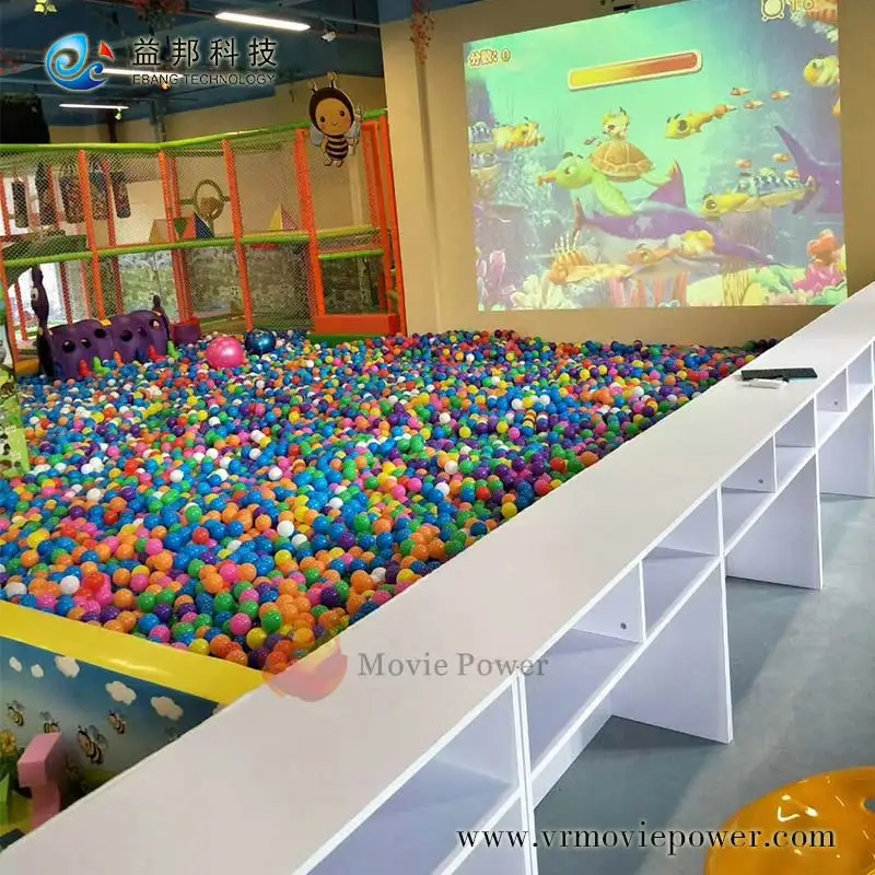 Smash игры с мячом оборудования Ar взаимодействия мяч удара Интерактивная стена игры проецирования игры