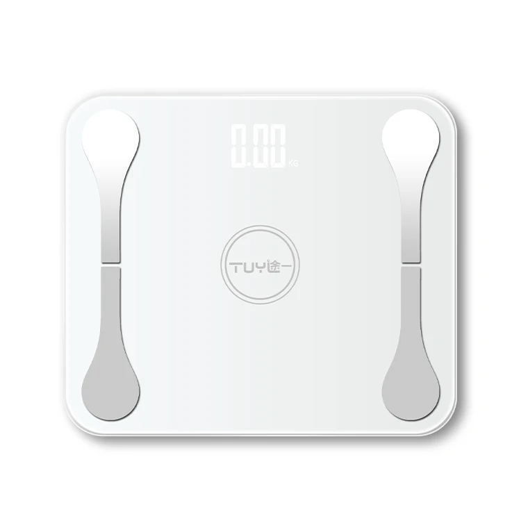 
Personal Intelligent Weight Bathroom Digital Electronic Intelligent Body Fat Scale LED 5mm Tempered Glass + ABS Plastic 10 G CE 