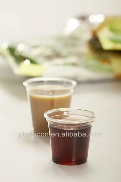 Fruit Jelly Cup Pudding Cup/food Packing Condiments Cups Manufacturer Mini Plastic with Lid Plastic Disposable PET Lid GREEN