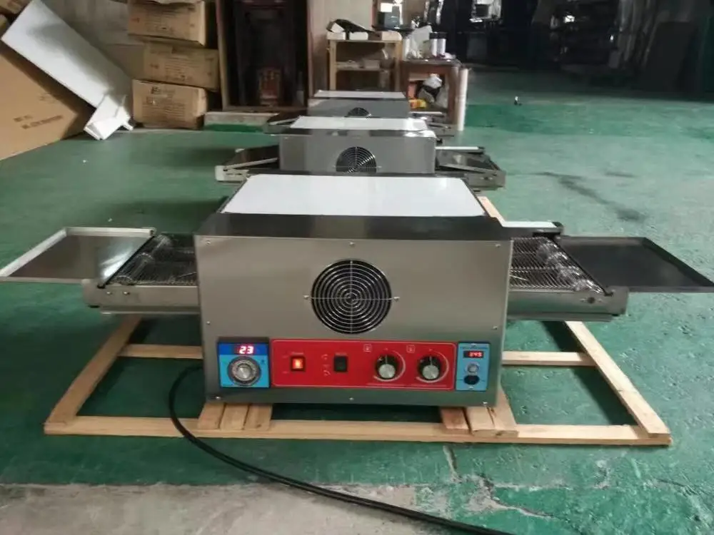 high quality stainless steel commercial electric gas conveyor belt pizza ovens price for bakery pizza sale