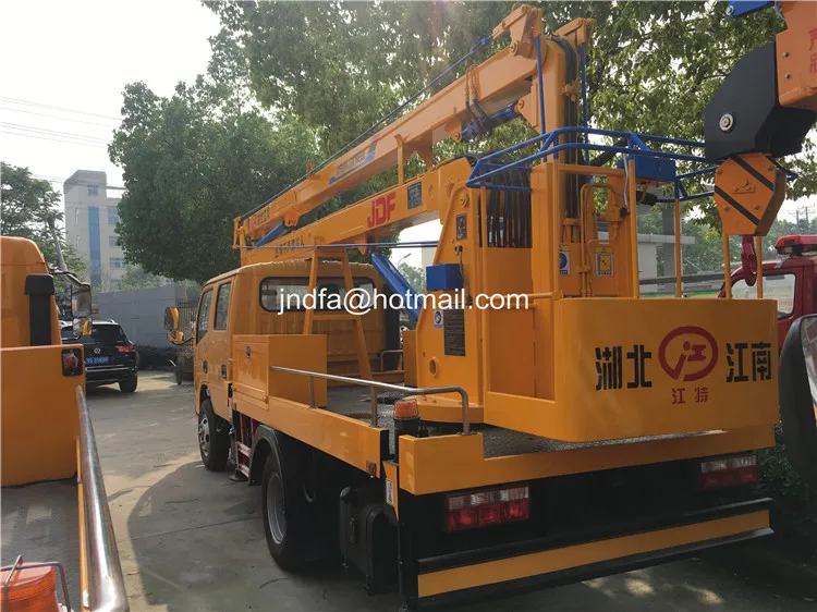 Low price 12m Hook arm aerial working platform truck