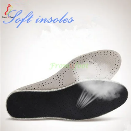 ZRWR11  Breathable super soft sweat absorbent leather latex insole for sport shoes
