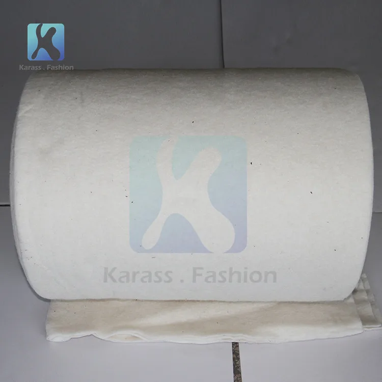 Needle Punched Quilted Raw Cotton Batting Roll