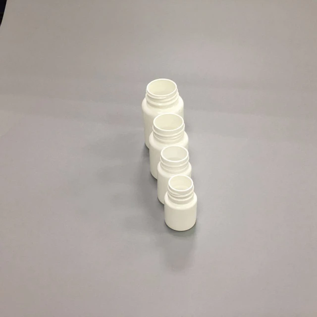 
100ml White HDPE cylinder Plastic Bottles Pharmaceutical bottles 