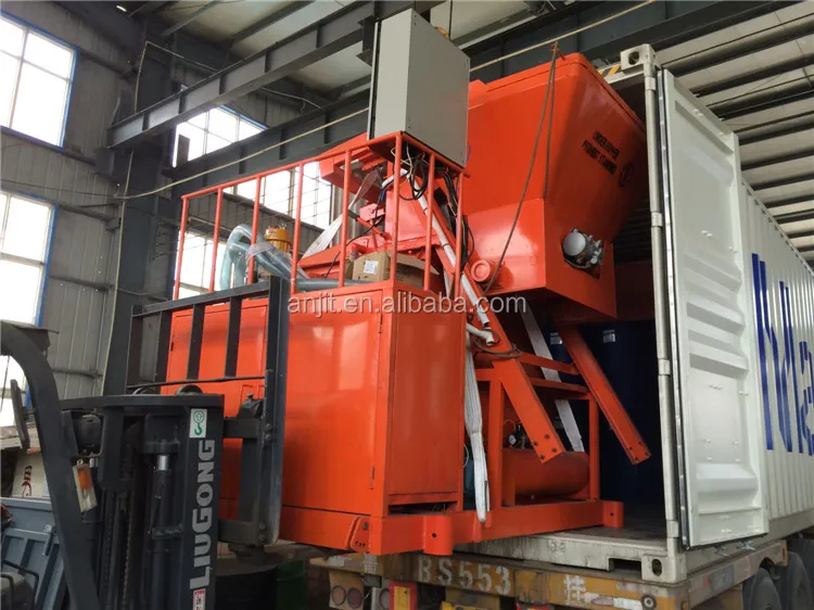 cellular lightweight foam concrete making machine onsite