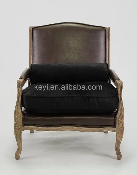 
Antique style CoCo material solid wood luxury armchair/ hand carved single sofa chair (FC4386) 