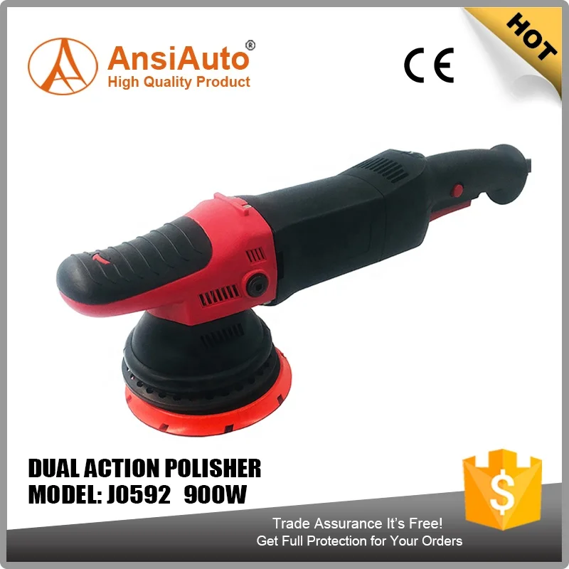 Professional 900W 6 Grade Dial Speed Control 15mm car polishers Surface Polishing Dual Action Car Polisher