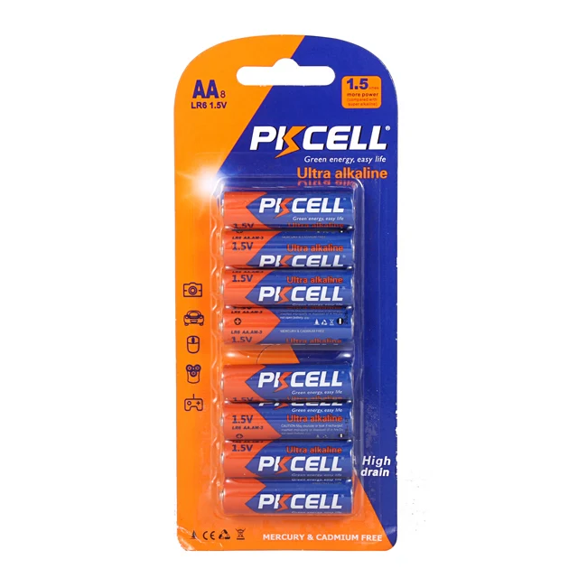Hot sale no. 5 dry cell lr6 size aa am3 1.5v alkaline battery for mp3 players