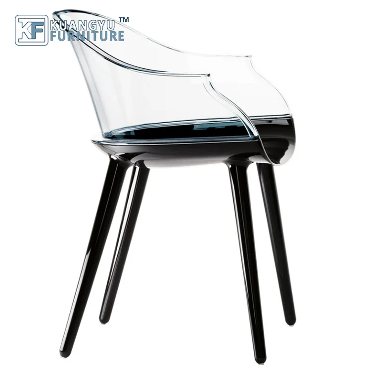  Высококачественный прозрачный пластиковый стул для столовой в стиле ретро прочные дизайнерские Литые пластиковые стулья распродажа