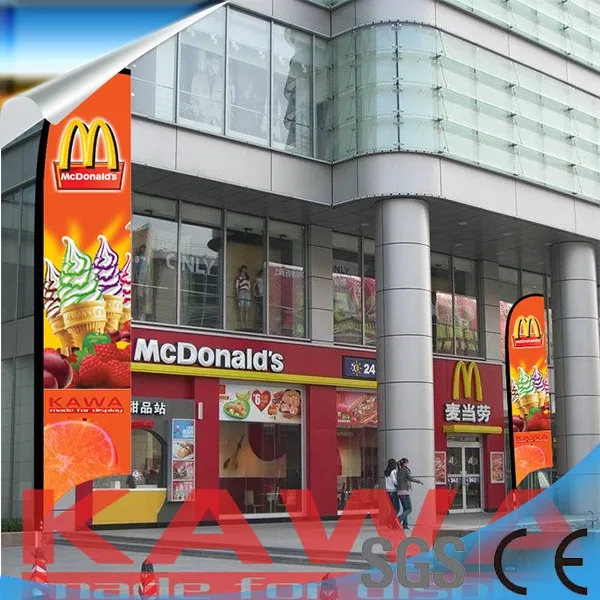 Customized Teardrop Event Banner for car exhibition show