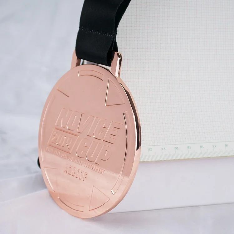 Бесплатная лента под заказ цинковый сплав блеск медь Jujitsu спорт награды медали металл