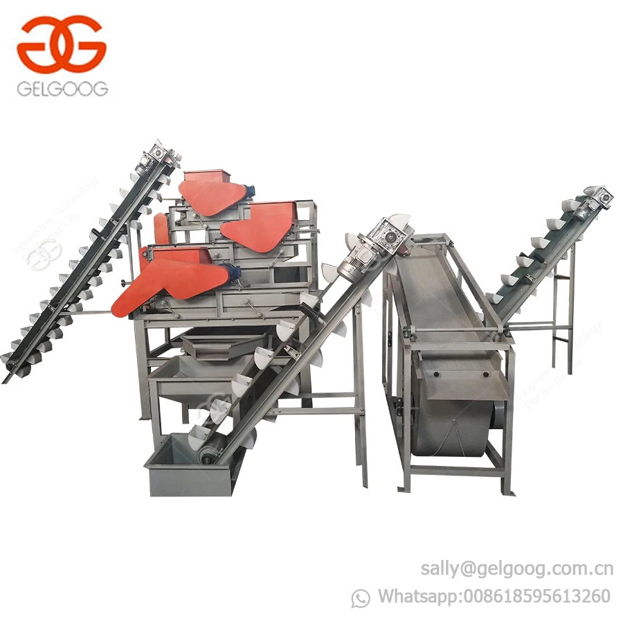 
Professional Hazelnut Shelling Almond Huller Machine Palm Nut Breaking Machine 