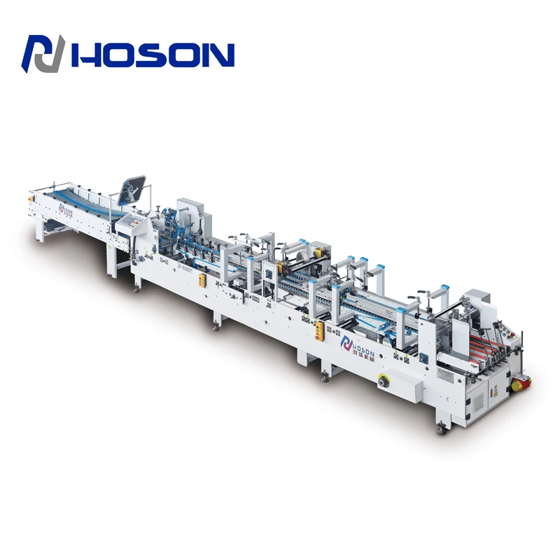 ZH-880BFT KFC BOXES Bottom Lock Folder Gluer Machine