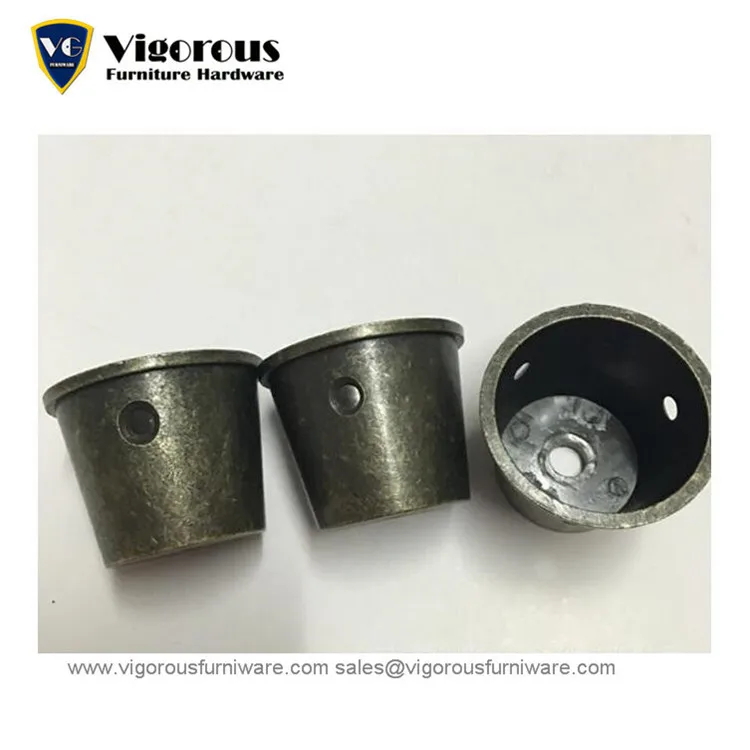 Chrome table leg ferrules ferrules furniture tip for chairs