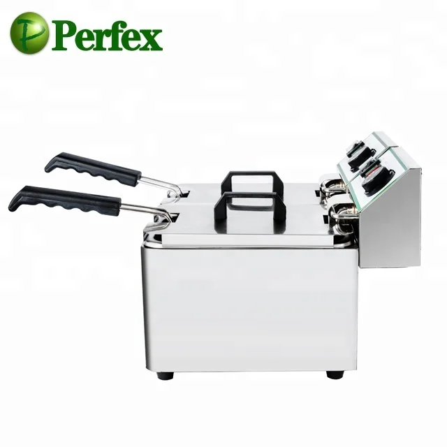 Electric Fryer chips fryer commercial using for chicken potato chips perfex EF-4L