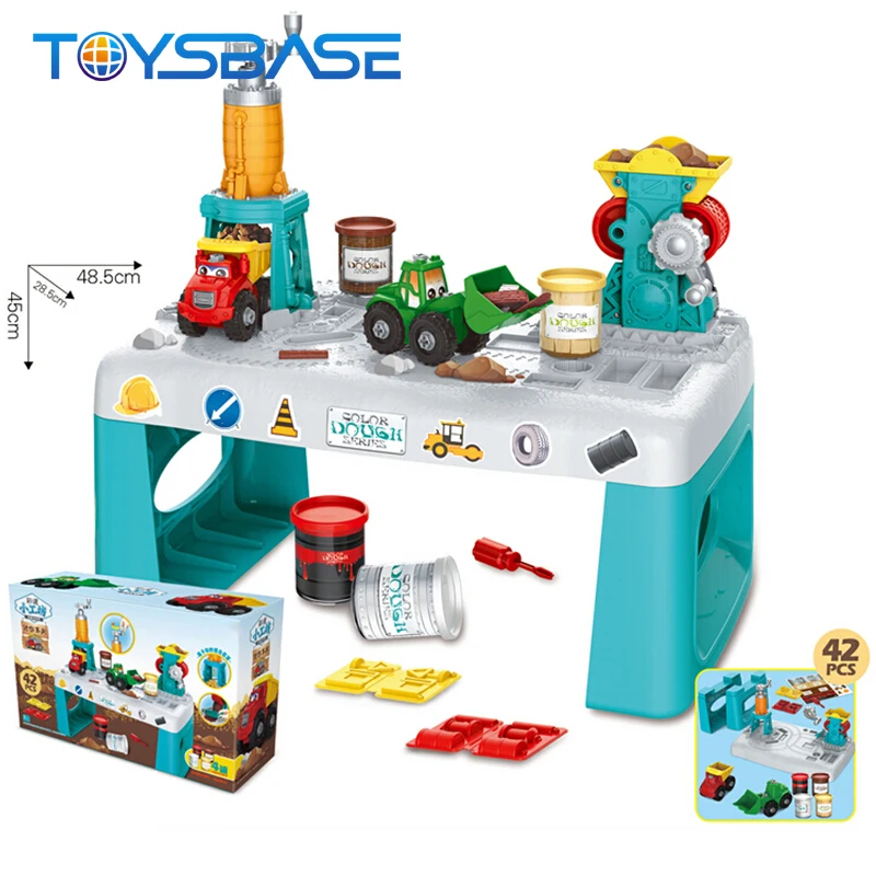 Wholesale Interesting Kids Mud Table Toy Diy Plastic Toy Tool Set