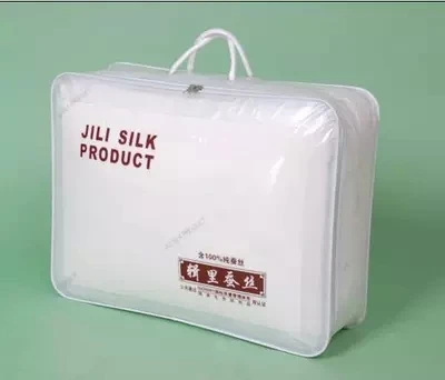 Recyclable Zipper type pillow carry bags pvc pillow storage bags