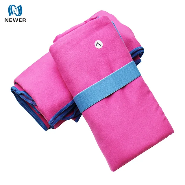 
Wholesale oem spain japan malaysia german large thick custom double face suede microfiber towel fot beach travel sports 