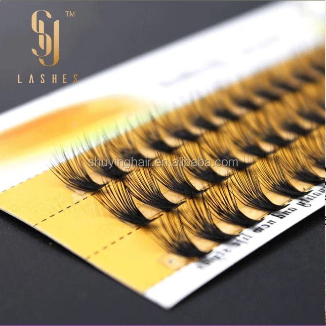 0.03 3D Individual flare eyelashes extension ussian eyelashes with custom logo