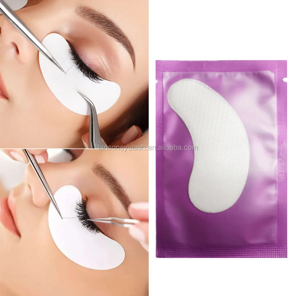 
Wholesale Dollylash disposable patch private label lint free gel eye patch for eyelash extension 