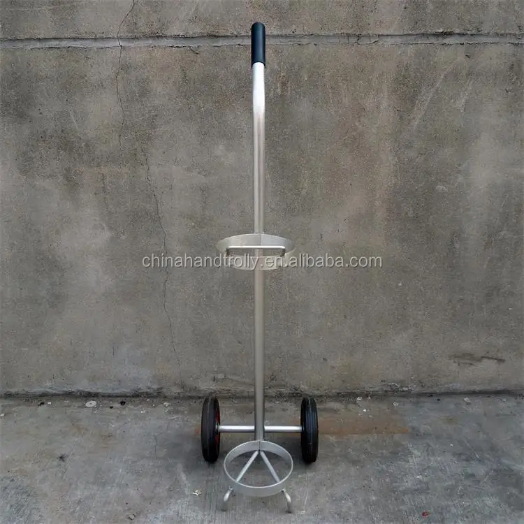 Professional Hospital Aluminum Oxygen Gas Cylinder Trolley cart for sale