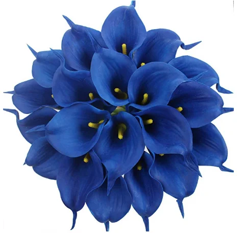 Calla Lily Bridal Wedding Bouquet Head Latex Real Touch Flower Bouquets