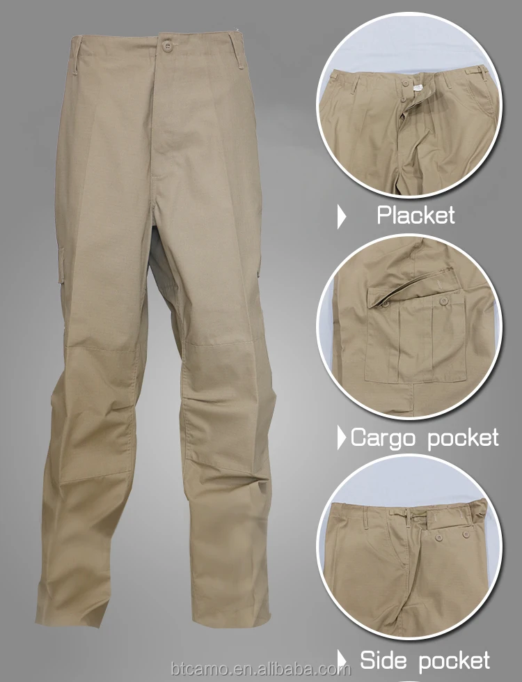 Khaki BDU Uniform Tactical Uniform