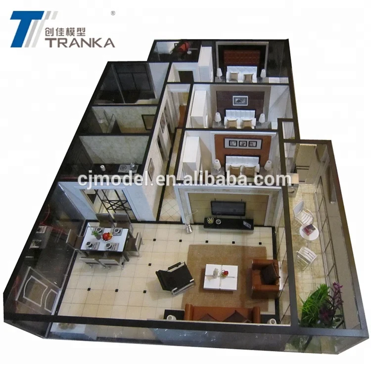
Beautiful interior architecture model , maquette scale model 