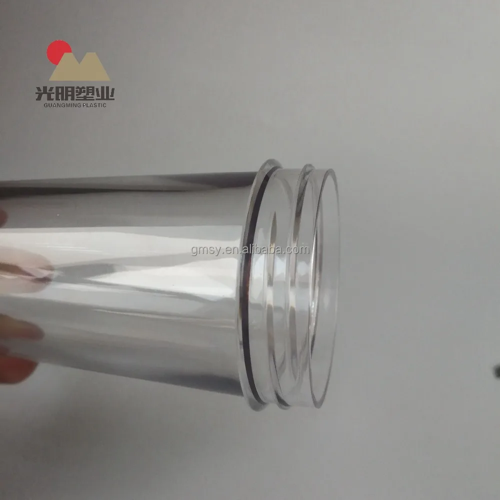 100% Virgin PET 52mm clear preform for tablet plastic bottle