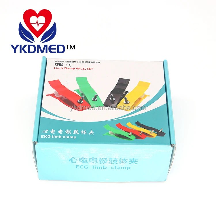 Лидер продаж, высококачественный Многофункциональный зажим для конечностей ЭКГ для взрослых, электрод Ag/ AgCI