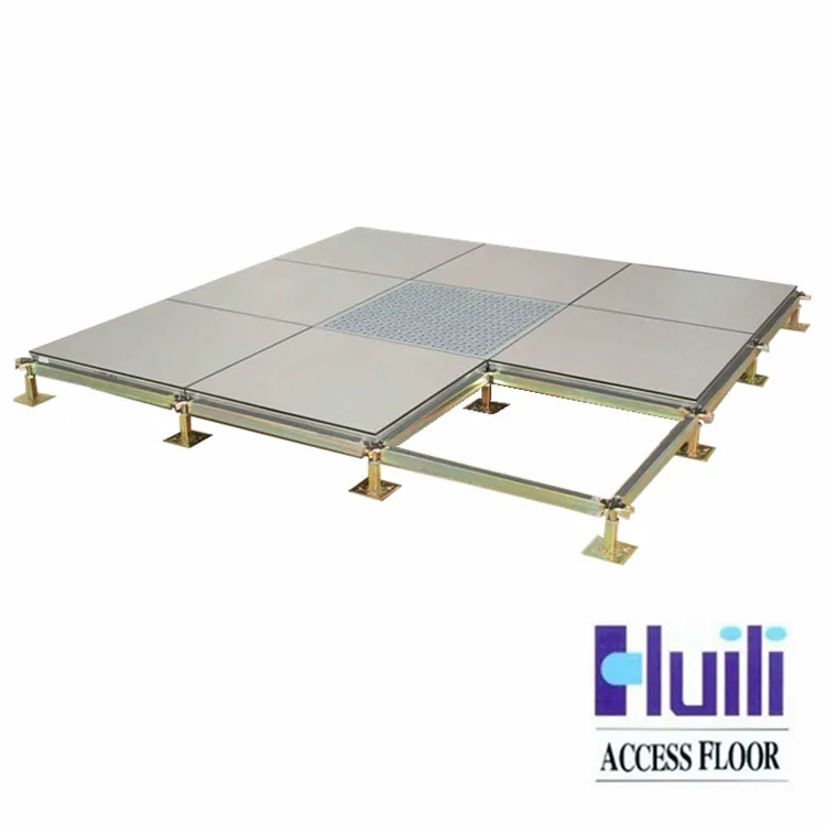 Anti-static Woodcore Raised Floor with HPL with PVC Edge Trim