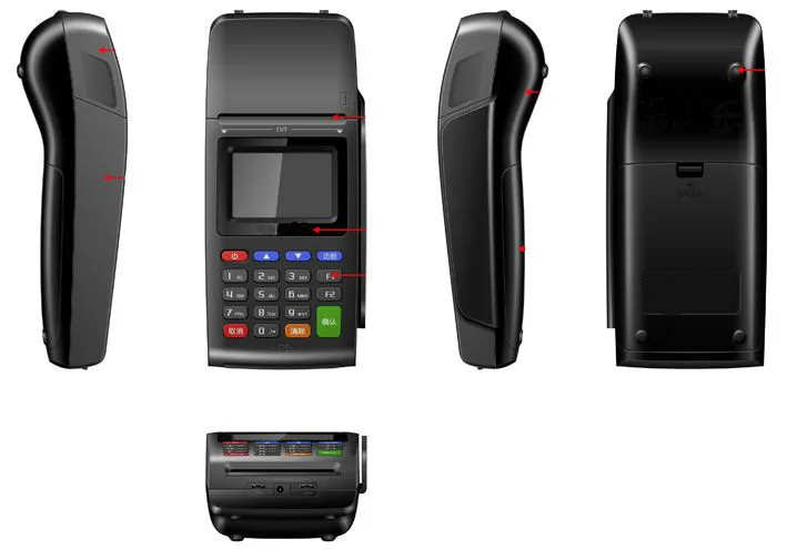  Изготовленные на заказ пластиковые крышки для Pos-терминала производитель