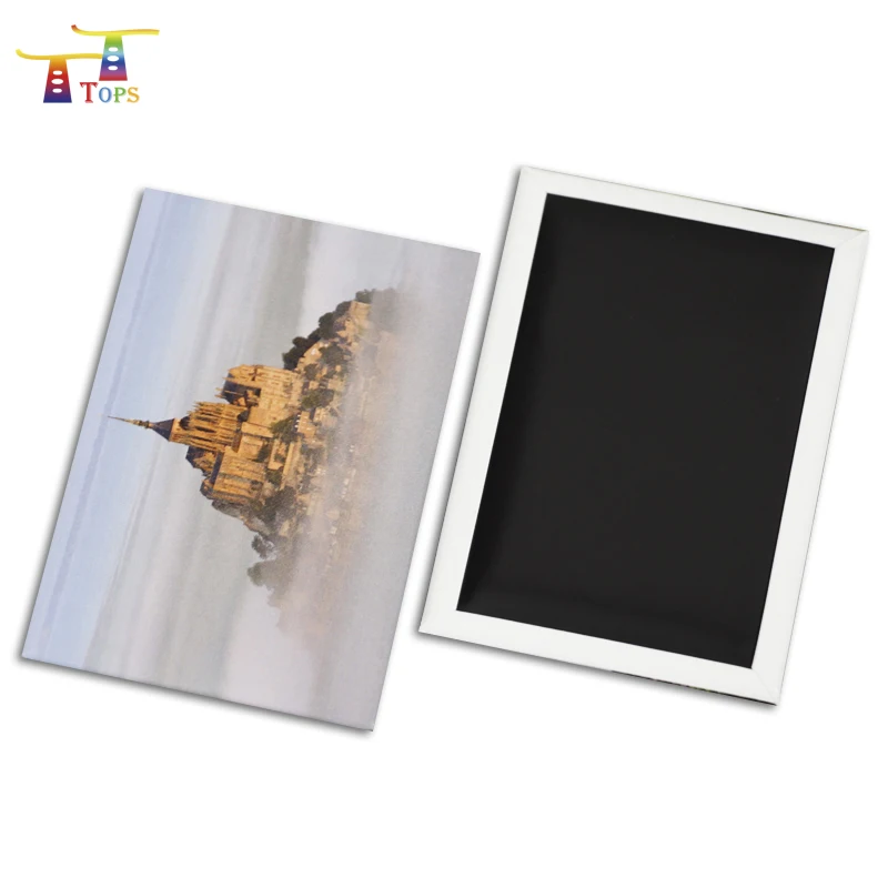 Wholesale 115*40mm Design Tourist Wedding Gifts Guests Metal Crystal Souvenir Magnetic 3d Refrigerator Custom Souvenirs Custom Fridge Magnet