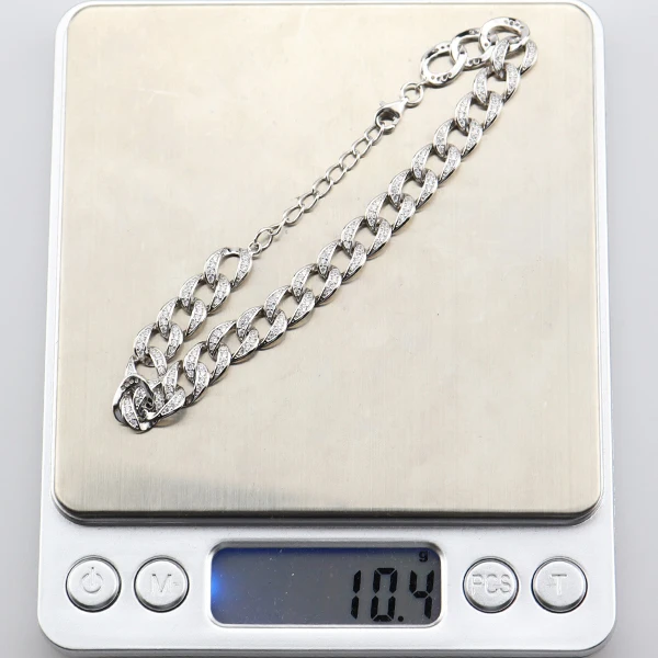 Fashion design bracelet jewelry 925 silver bracelet italy hand chain for men